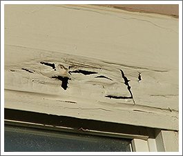 Damage at Door Frame